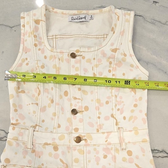 Rachel Antonoff Josh Mini Dress - Neopolitan Splatter Size 4